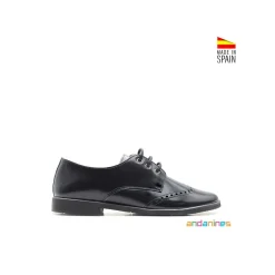 Zapato blucher ingles azul marino florentic
