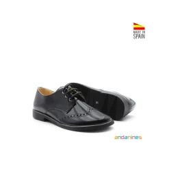 Zapato blucher ingles azul marino florentic