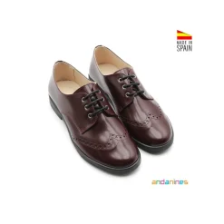 Zapato blucher ingles burdeos florentic