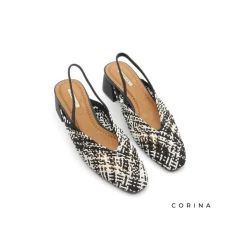 Zapato calado destalonado negro