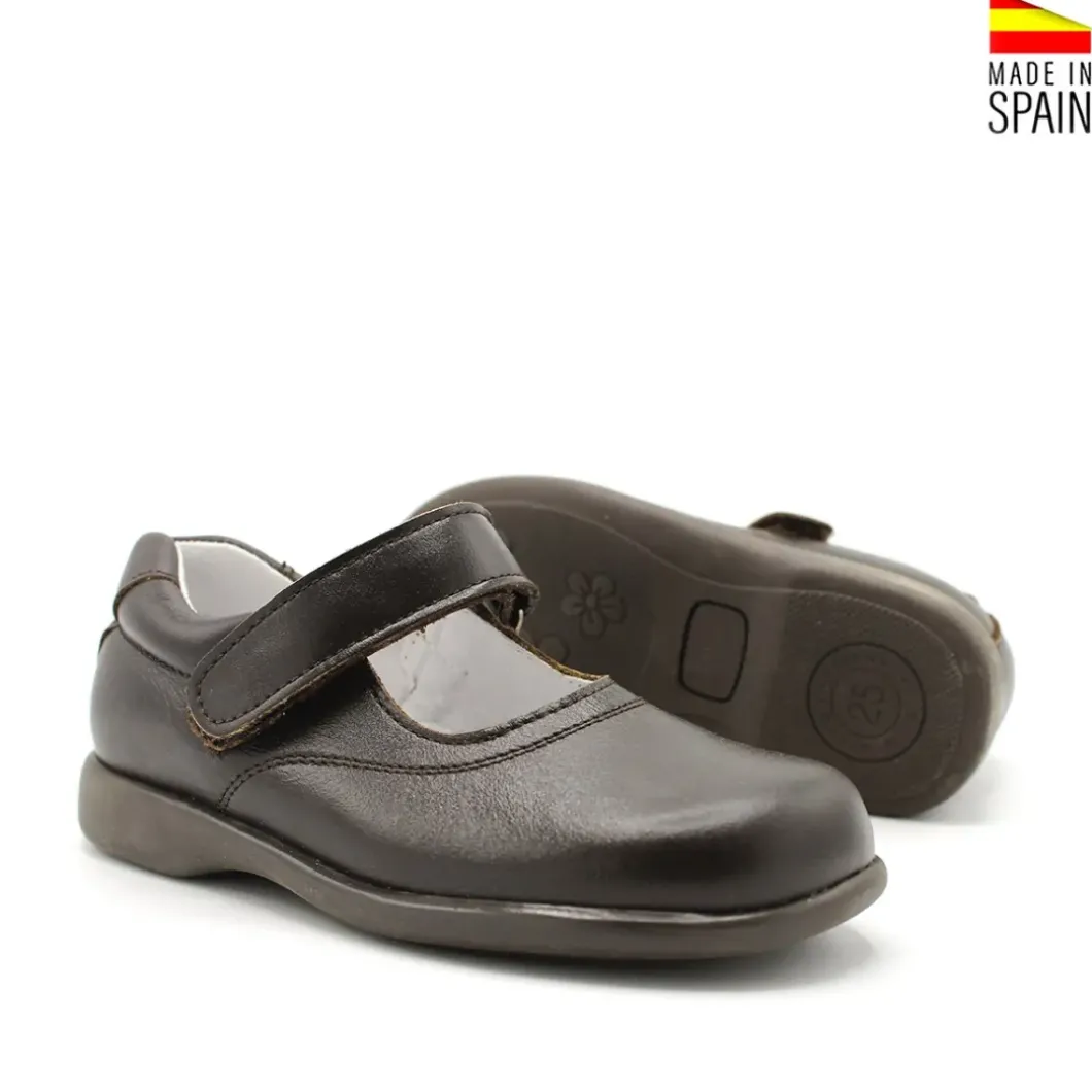 Zapato colegial 8029 marrón
