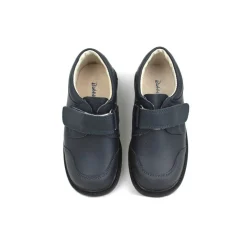 Zapato colegial niño azul marino