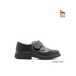 Zapato colegio negro con velcro