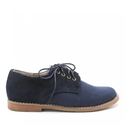 Zapato comunión lino azul marino