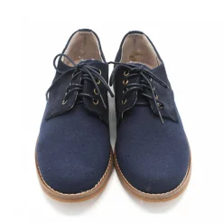 Zapato comunión lino azul marino