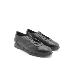 Zapato confort cordones negro
