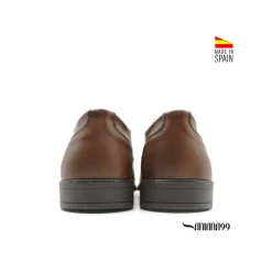 Zapato de vestir marrón de piel