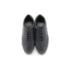 Zapato deportivo piel azul marino