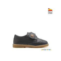 Zapato marino estilo blucher con velcro