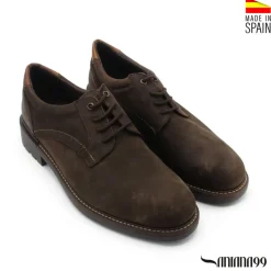 Zapato marrón piel nobuck