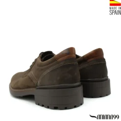 Zapato marrón piel nobuck