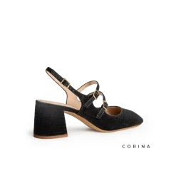 Zapato Mary Jane tacon negro
