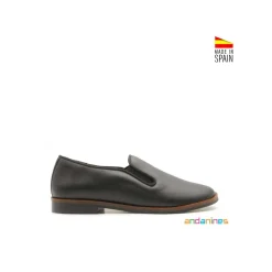 Zapato mocasín elasticos negro