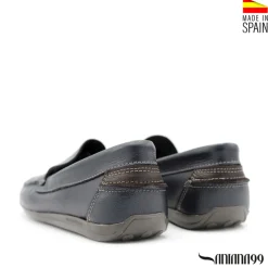 Zapato mocasín kiowa azul marino
