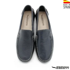 Zapato mocasín kiowa azul marino