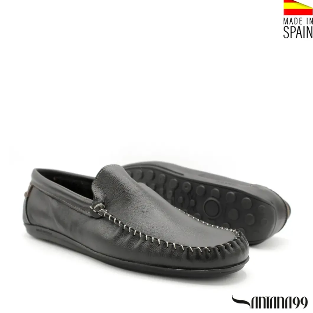 Zapato mocasín kiowa negro