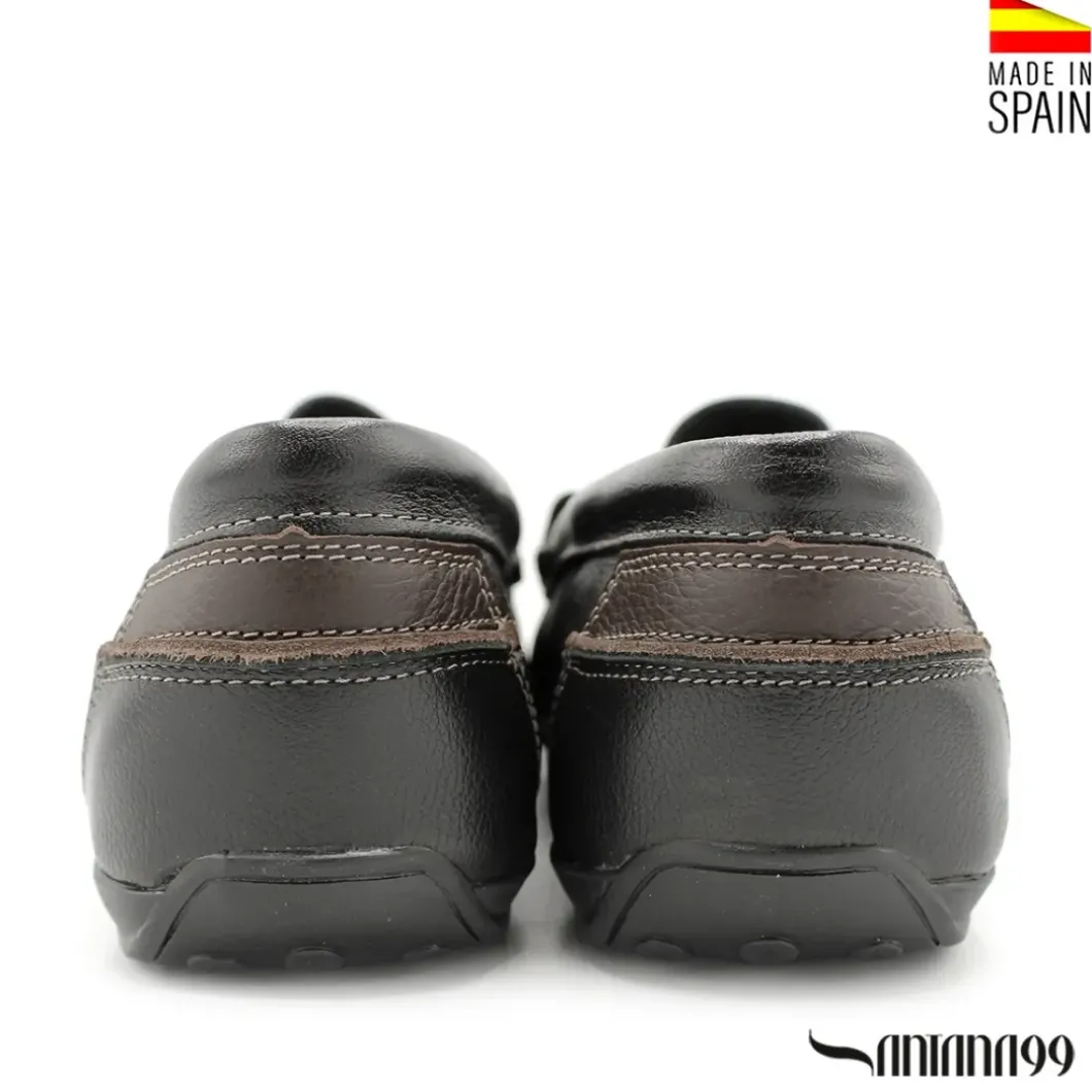 Zapato mocasín kiowa negro