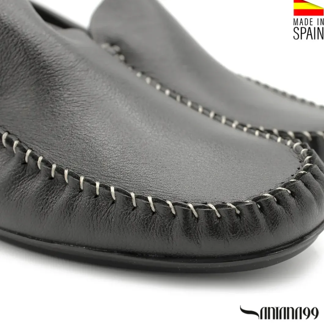 Zapato mocasín kiowa negro