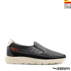 Zapato mocasín slip azul marino