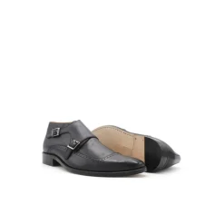 Zapato monk strap doble marino
