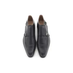 Zapato monk strap doble marino