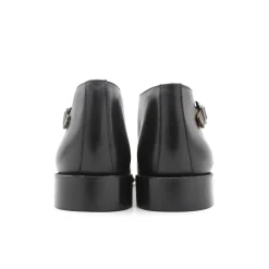 Zapato monkstrap doble negro