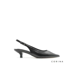 Zapato negro tacón cómodo