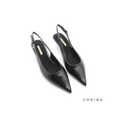 Zapato negro tacón cómodo​