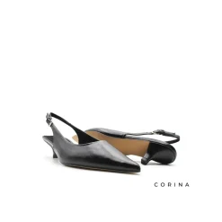 Zapato negro tacón cómodo
