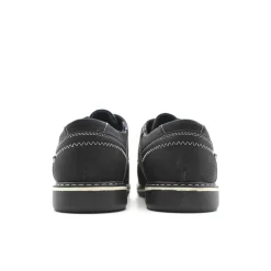 Zapato negro vaquero con cordón