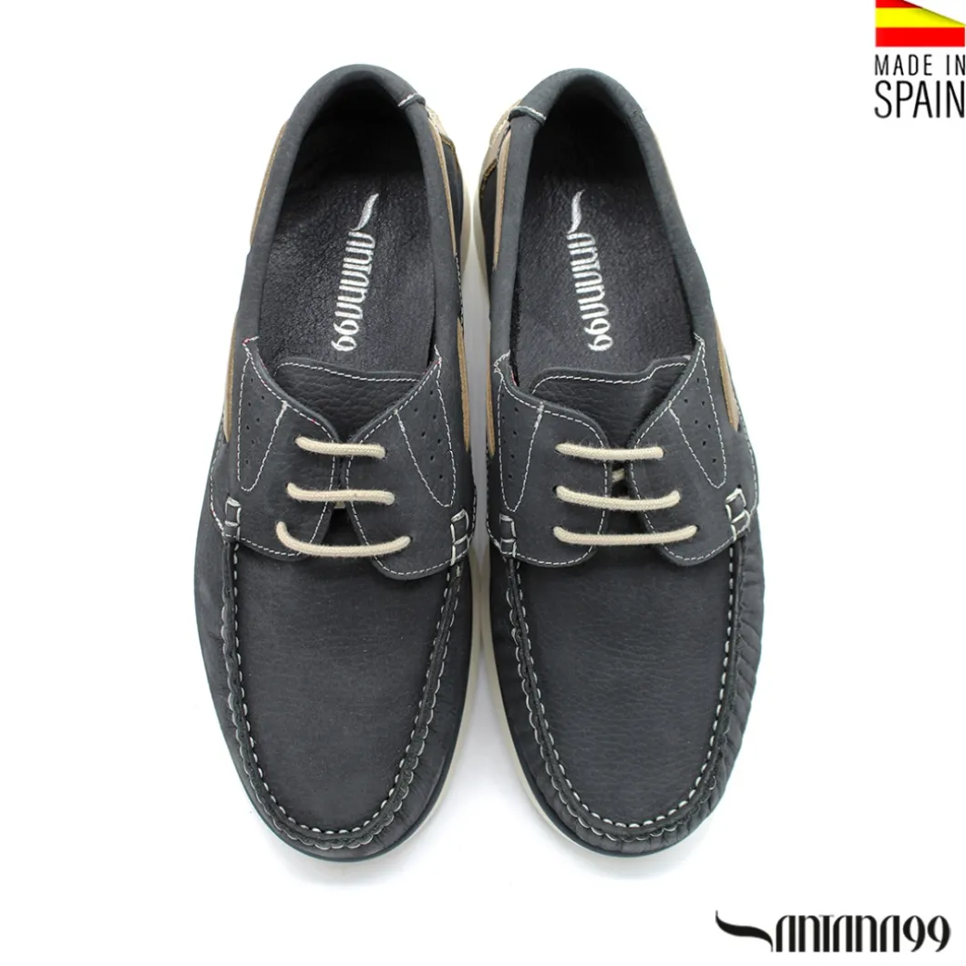Zapato náutico 4135 azul marino