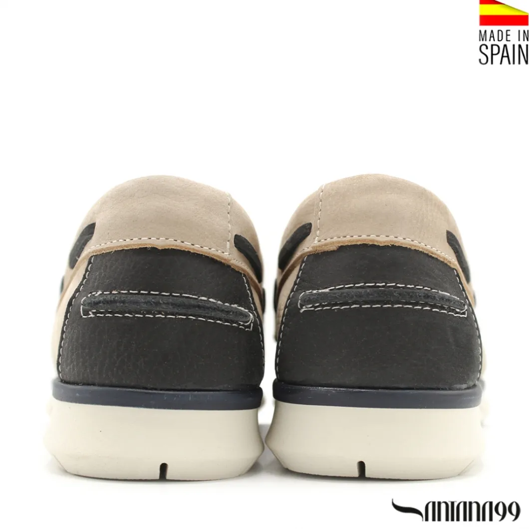 Zapato náutico 4135 beige