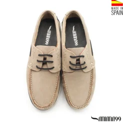 Zapato náutico 4135 beige