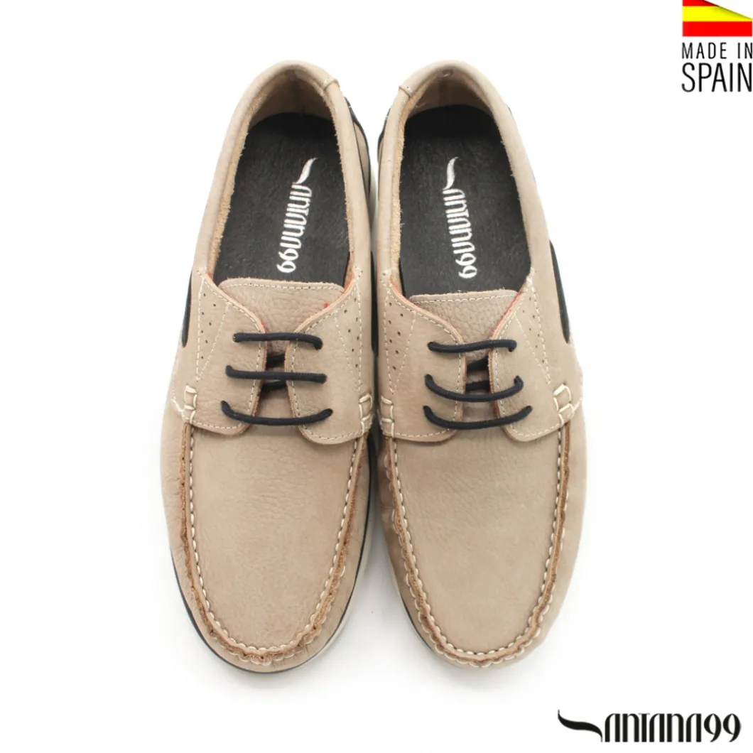 Zapato náutico 4135 beige