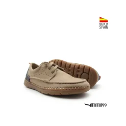 Zapato náutico casual taupe nobuck