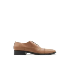 Zapato oxford cuero camel