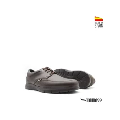 Zapato piel marrón EasyStep