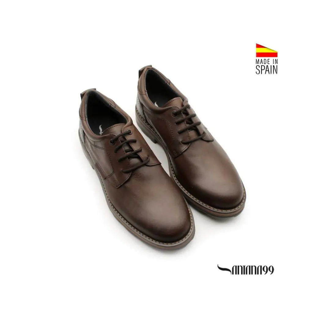 Zapato piel marrón gentleman