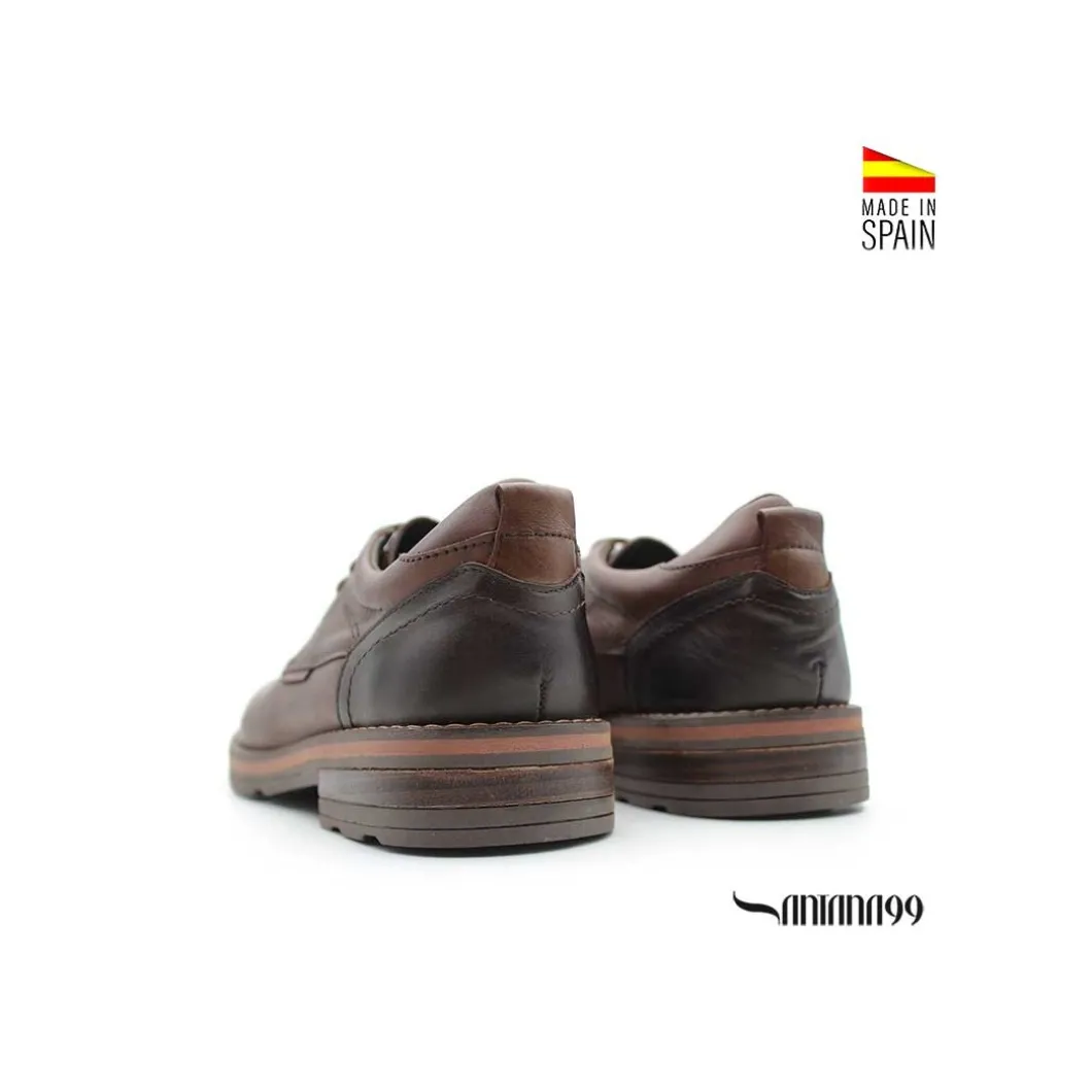 Zapato piel marrón gentleman