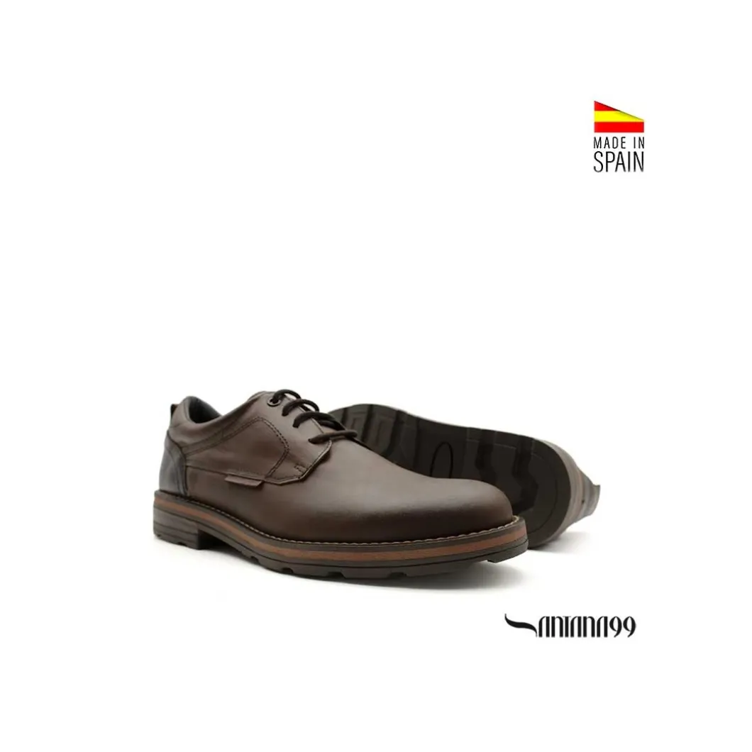 Zapato piel marrón gentleman