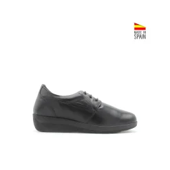 Zapato señora cuña cordones