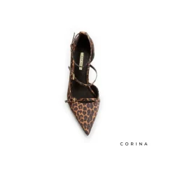 Zapato stiletto leopardo hebillas
