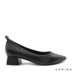 Zapato tacón bajo negro
