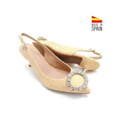 ZAPATO TACÓN RAFIA MÓNACO