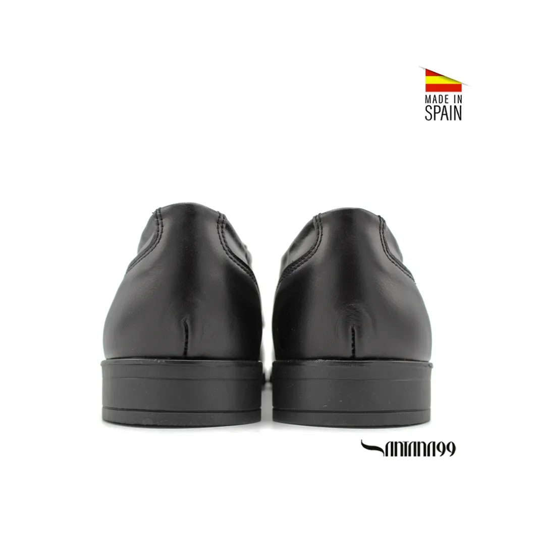 Zapato vestir derby de piel negro