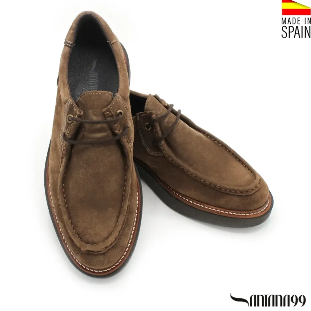Zapato wallabee taupe