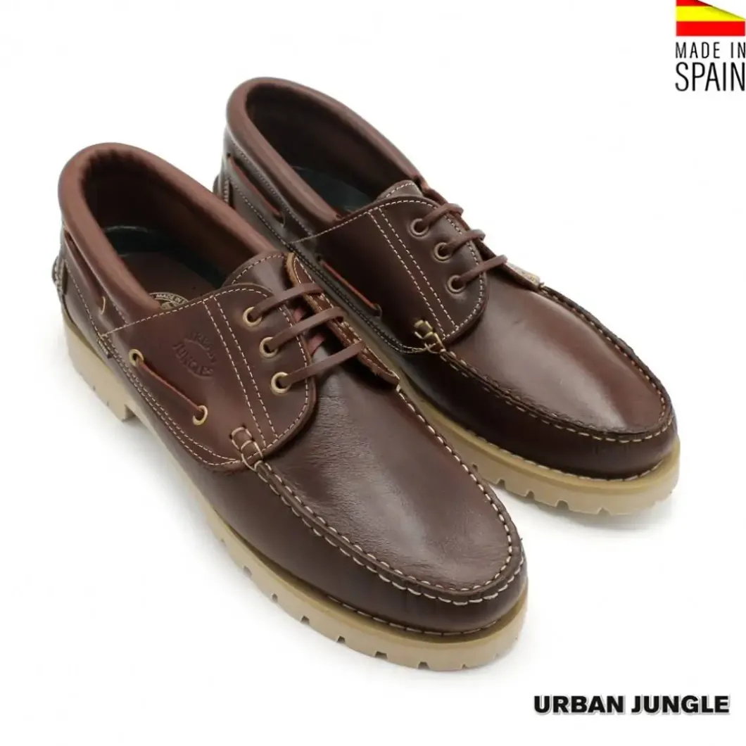 Zapatos náuticos tallas grandes cuero