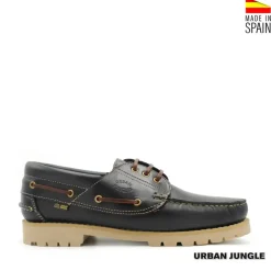 Zapatos náuticos tallas grandes negro