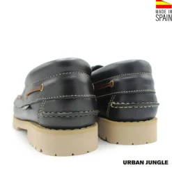 Zapatos náuticos tallas grandes negro