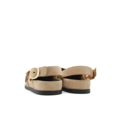 Zueco mocasín beige